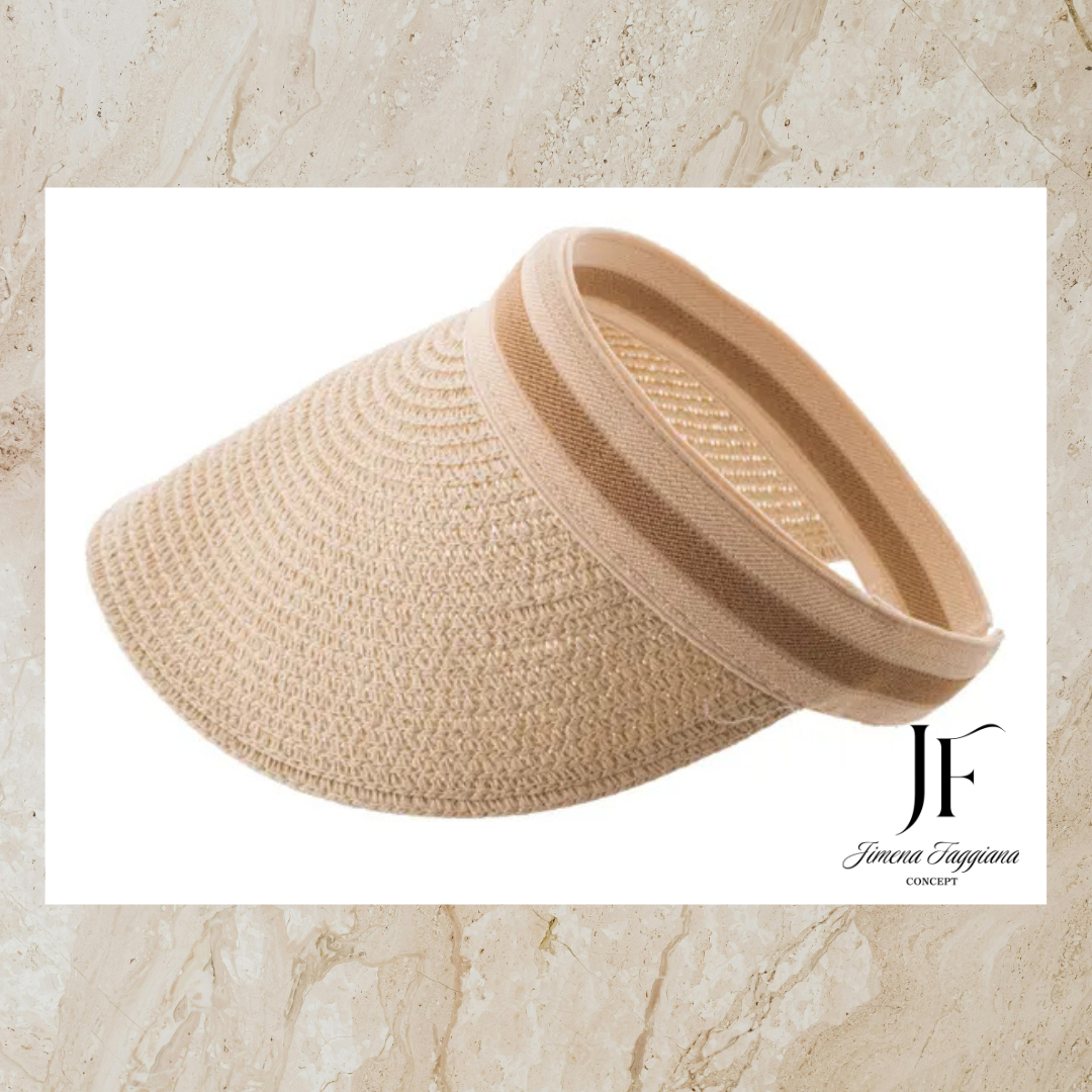 Visera de rafia